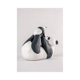 LLADRO' Scultura Mamma Panda 25x30cm Porcellana