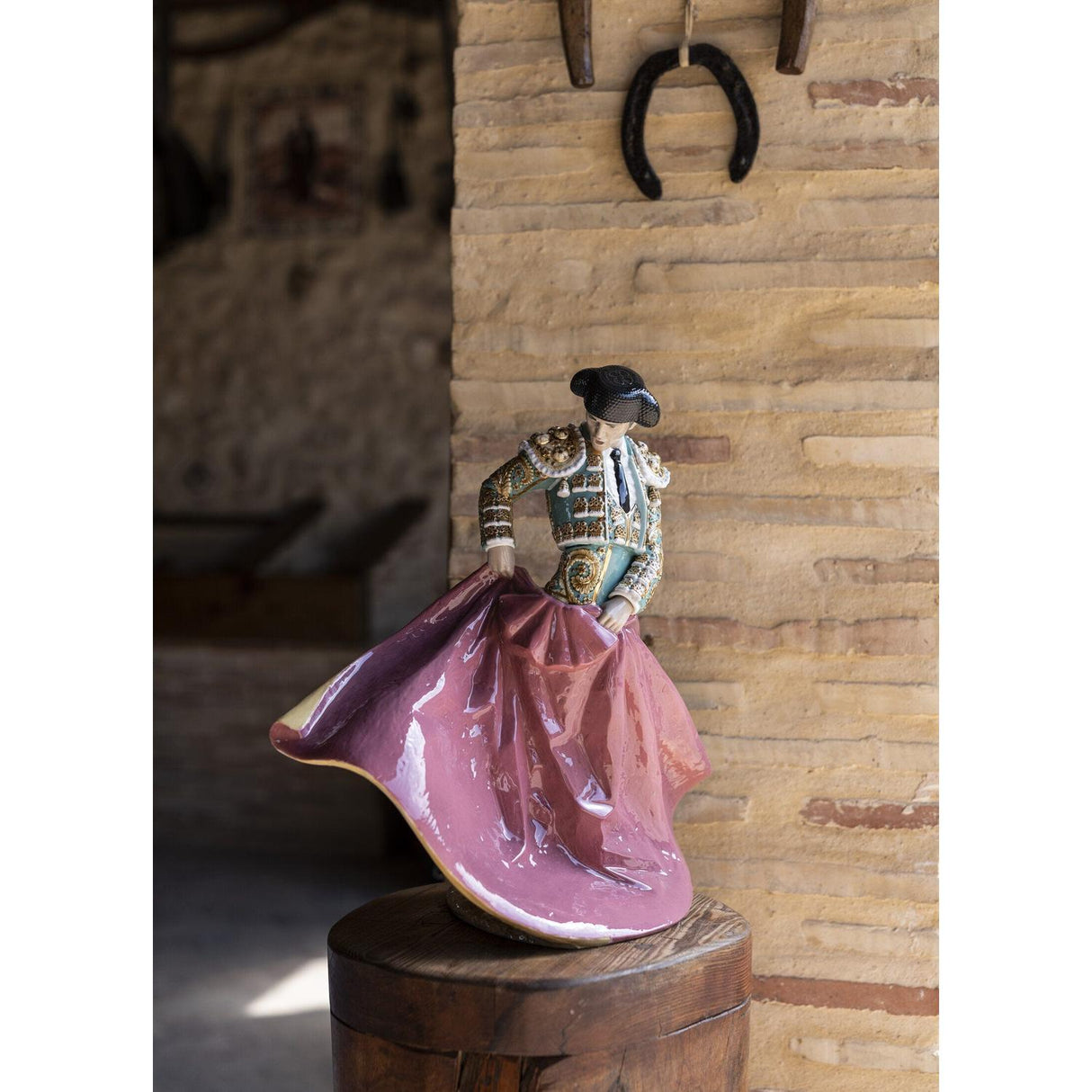 LLADRO' Scultura Il Matador Verde Edizione Limitata 46x43cm Porcellana