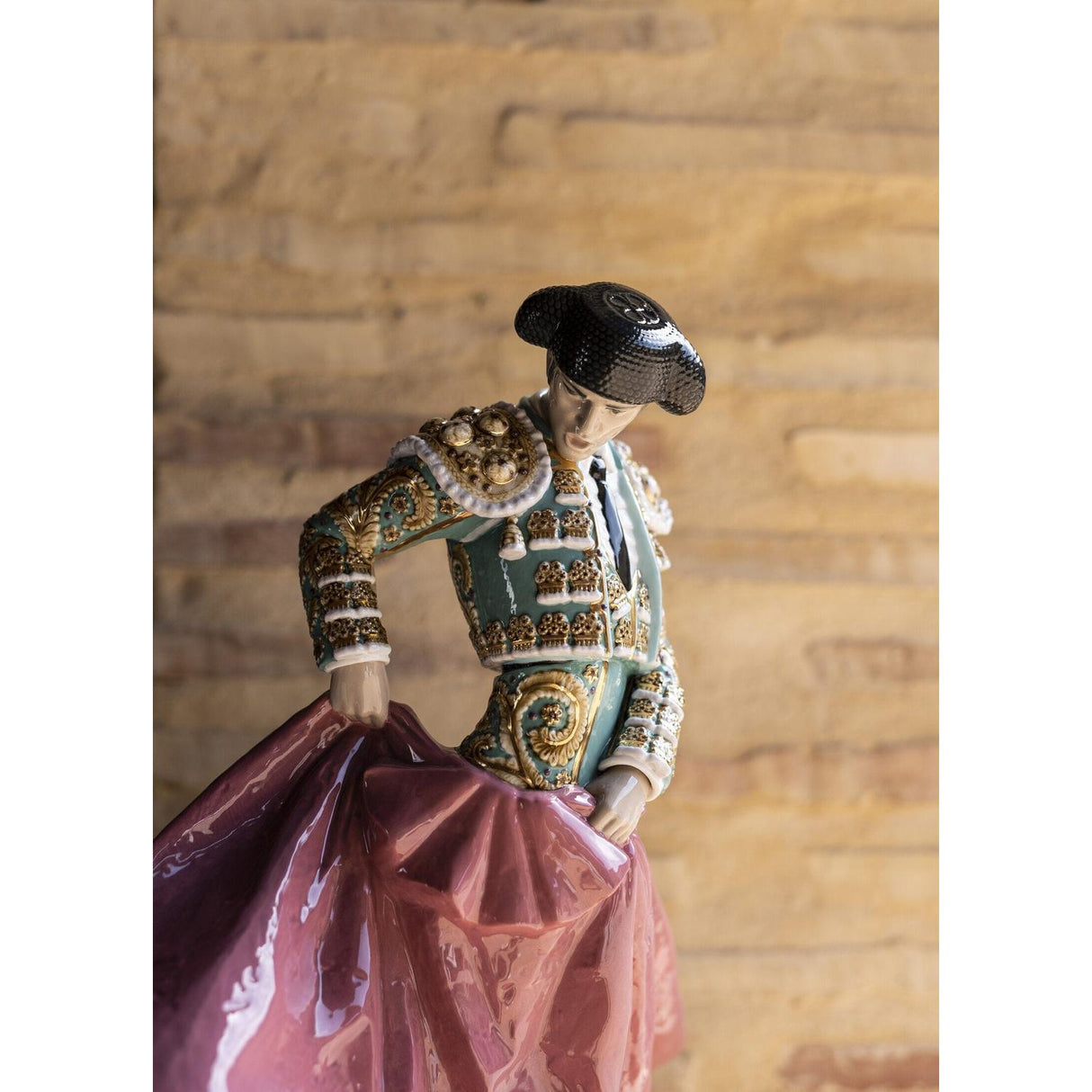 LLADRO' Scultura Il Matador Verde Edizione Limitata 46x43cm Porcellana
