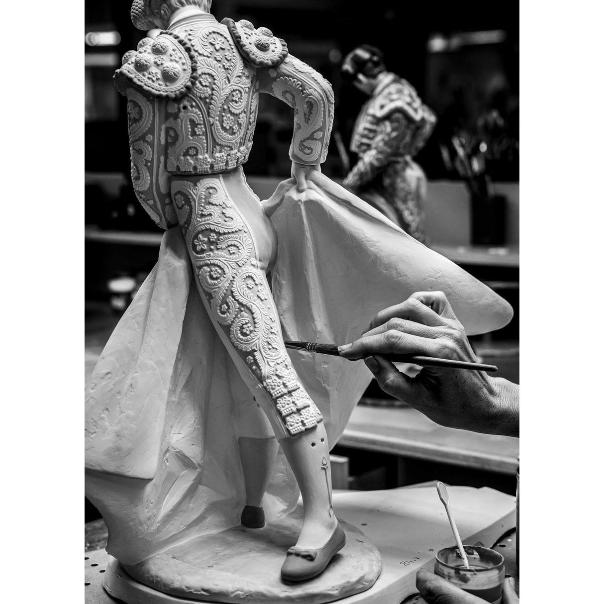 LLADRO' Scultura Il Matador Verde Edizione Limitata 46x43cm Porcellana