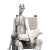 LLADRO' Scultura Don Chisciotte 40x48cm Porcellana