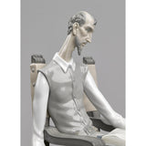LLADRO' Scultura Don Chisciotte 40x48cm Porcellana