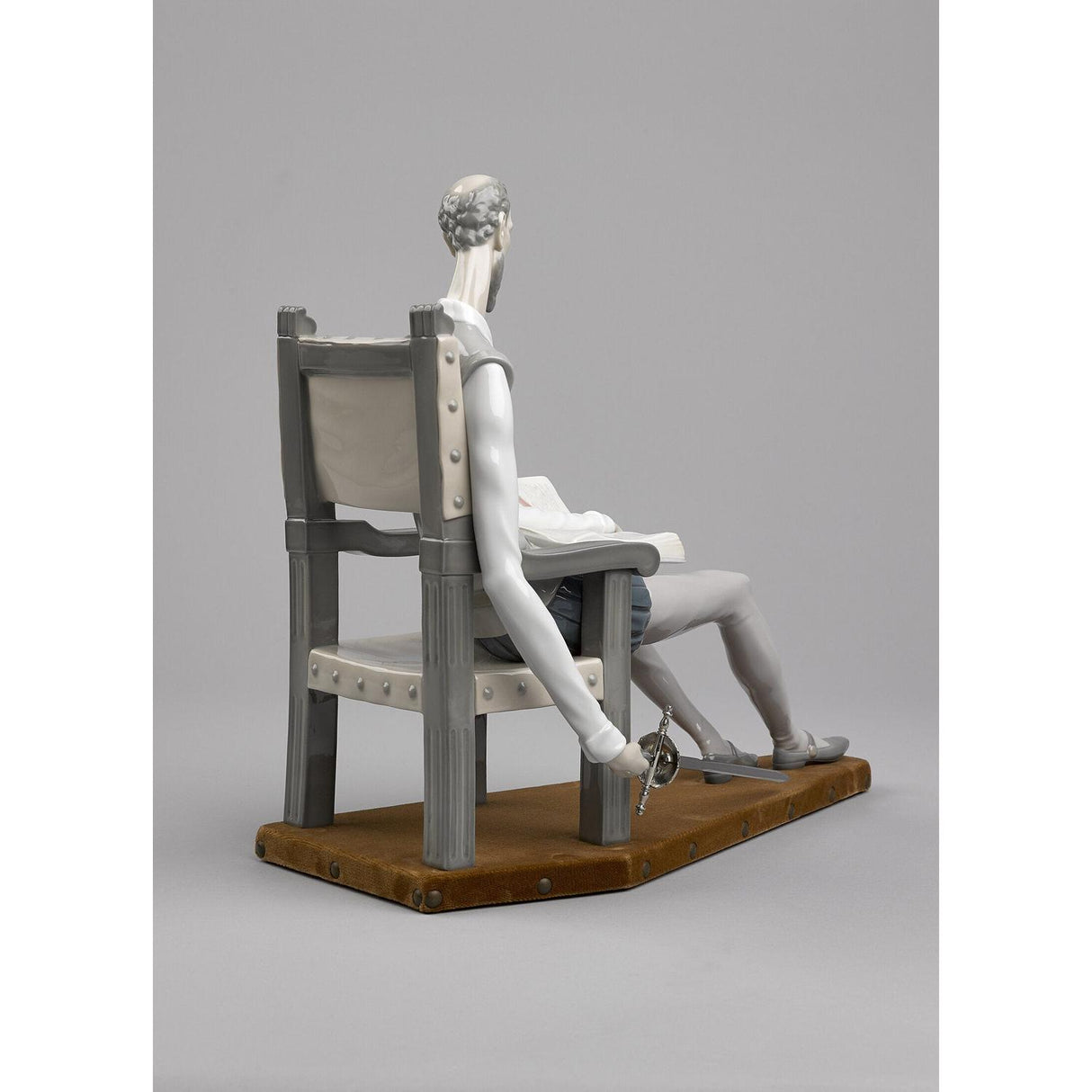 LLADRO' Scultura Don Chisciotte 40x48cm Porcellana