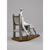 LLADRO' Scultura Don Chisciotte 40x48cm Porcellana