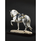 LLADRO' Scultura Pura Razza Spagnolo Cavallo Edizione Limitata 44x50cm Porcellana