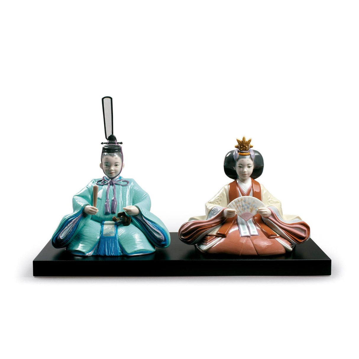 LLADRO' Figurina Hinamatsuri Festival 25x40cm Porcellana