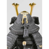 LLADRO' Figurina Bambino Samurai Lustro Oro 36x20cm Porcellana
