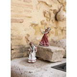 Lladró Figurina Ballerina Rosso 19x10cm Porcellana