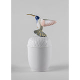 LLADRO' Scrigno Colibrì 29x18cm Porcellana