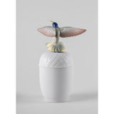LLADRO' Scrigno Colibrì 29x18cm Porcellana