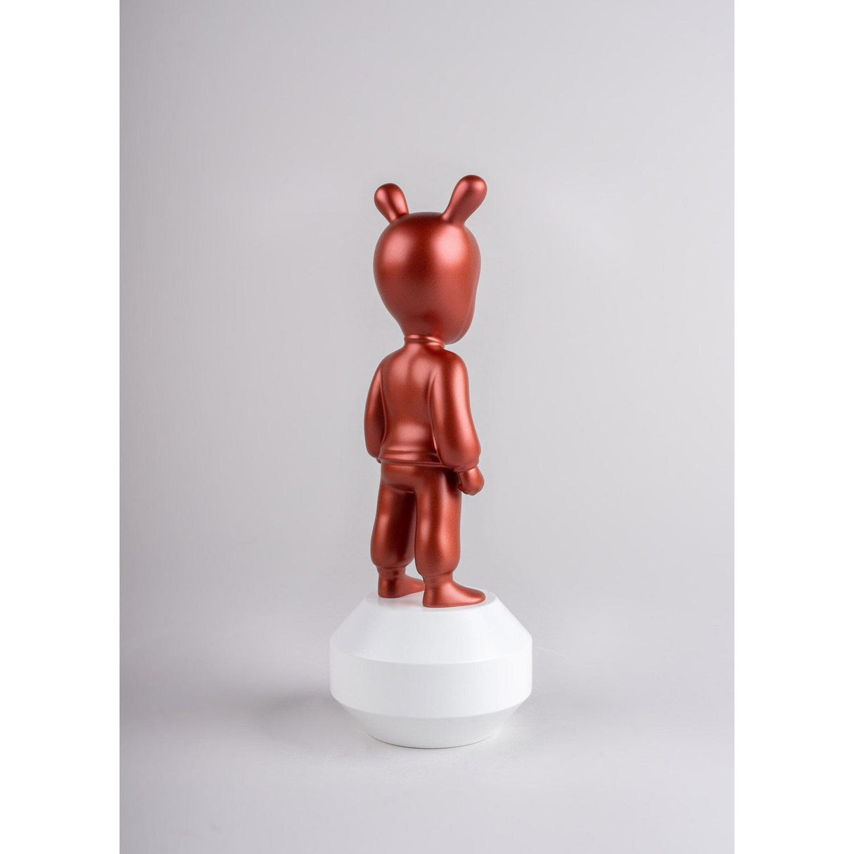 LLADRO' Figurina The Metallic Red Guest Piccolo 30x11cm Porcellana