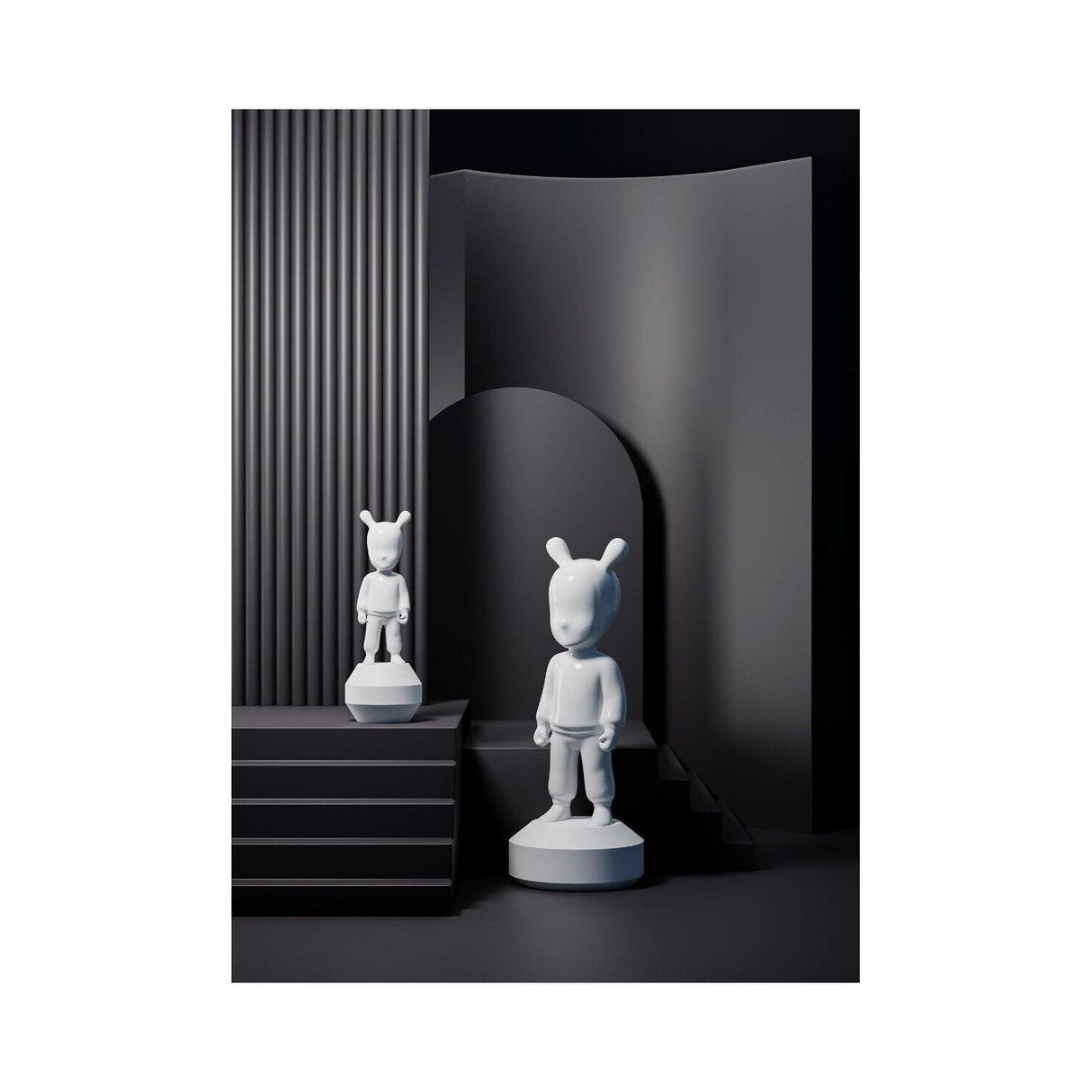 LLADRO' Figurina The White Guest Modello Piccolo 30x11cm Porcellana