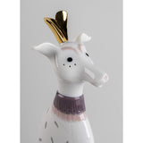 LLADRO' Figurina Amici Sorprendenti Cane 23x7cm Porcellana