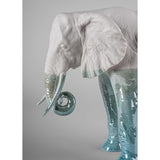LLADRO' Scultura Elefante Underwater 27x36cm Porcellana