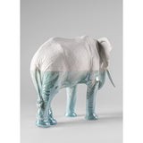 LLADRO' Scultura Elefante Underwater 27x36cm Porcellana