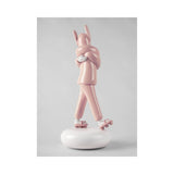 LLADRO' Scultura Embraced Pink 57x25cm Porcellana