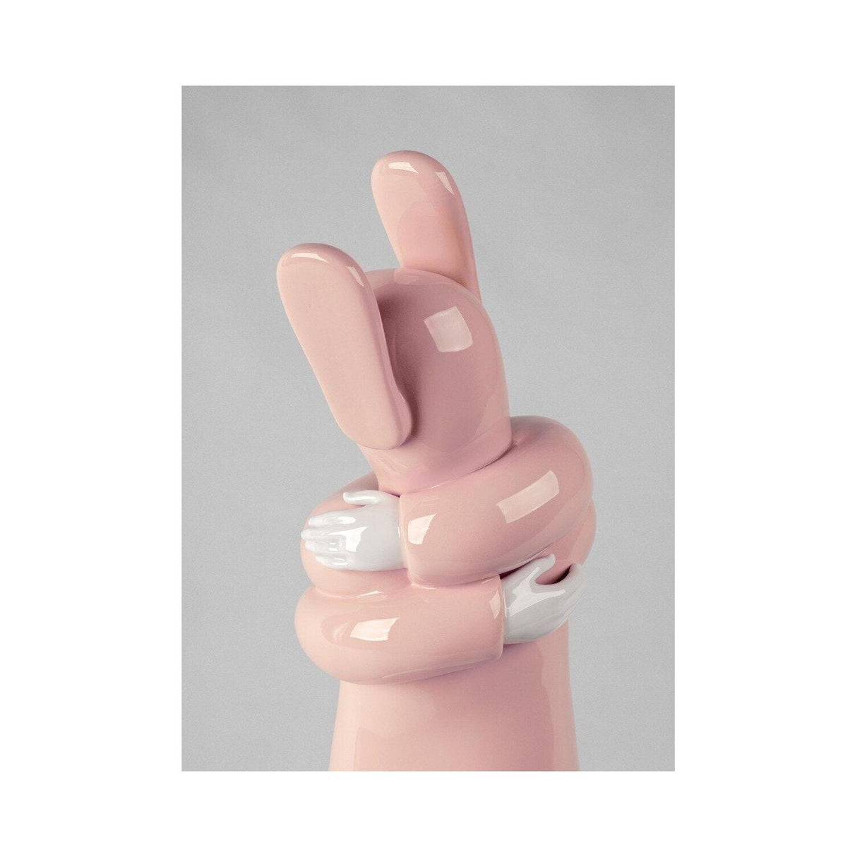 LLADRO' Scultura Embraced Pink 57x25cm Porcellana