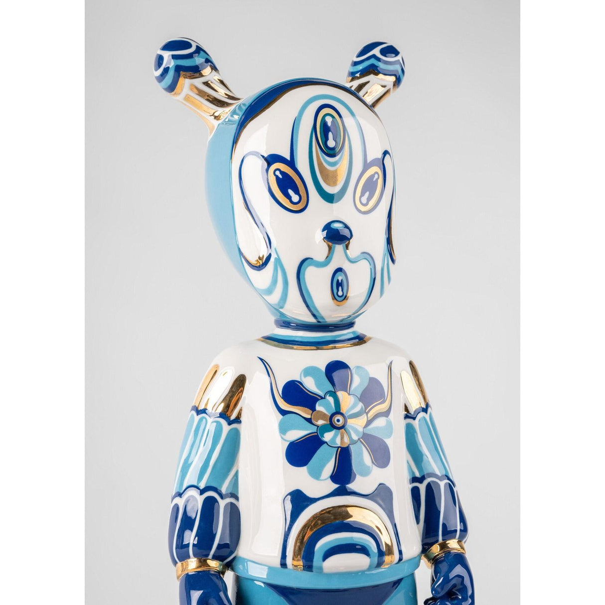 LLADRO' Scultura The Guest By Kzeng Jiang Big Serie Limitata 52x19cm Porcellana