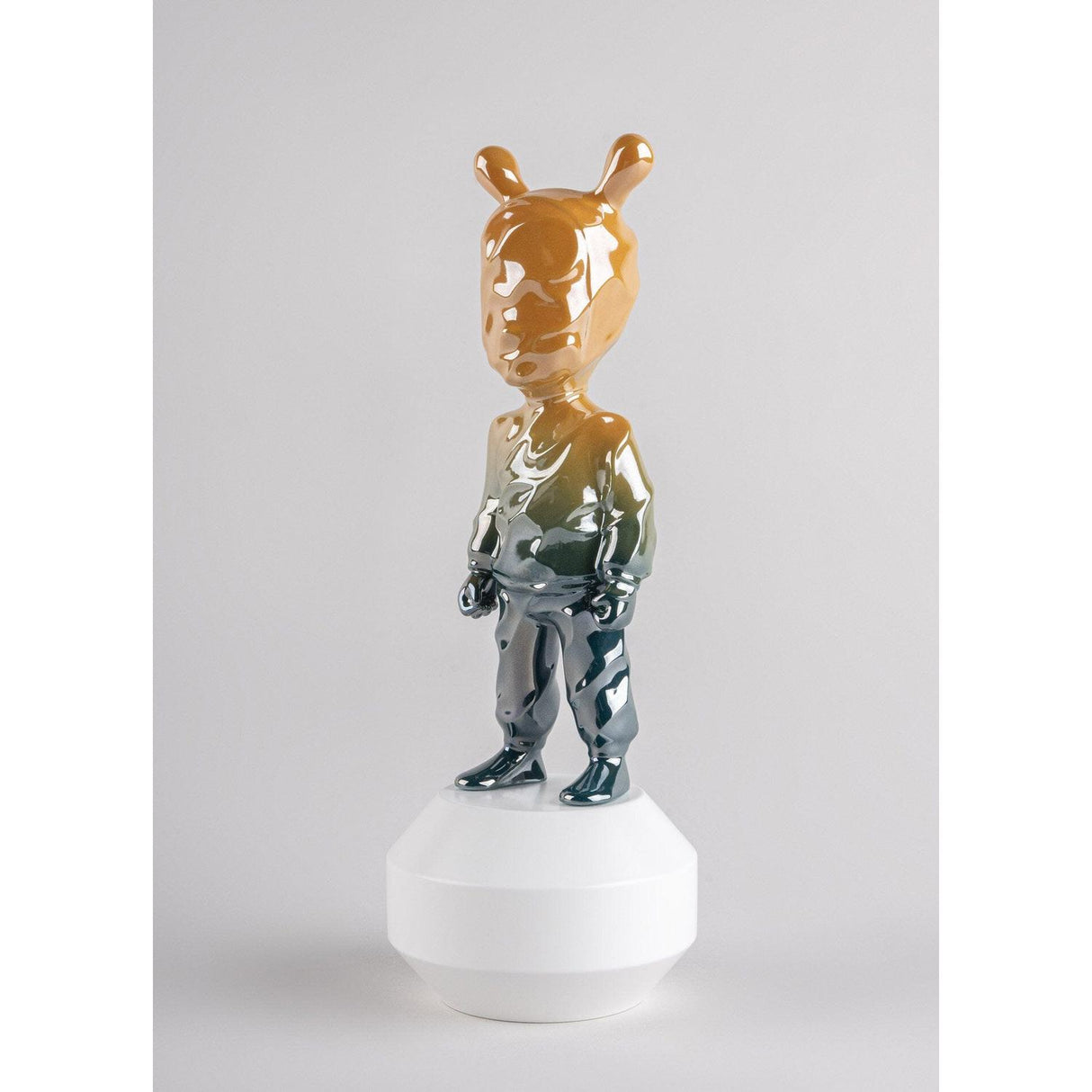 LLADRO' Scultura The Guest By Supakitch Modello Piccolo Serie Numerate 30x11cm Porcellana