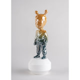 LLADRO' Scultura The Guest By Supakitch Modello Piccolo Serie Numerate 30x11cm Porcellana