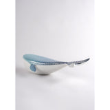 LLADRO' Figurina Scultura Balena 13x48cm Porcellana