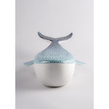 LLADRO' Figurina Scultura Balena 13x48cm Porcellana