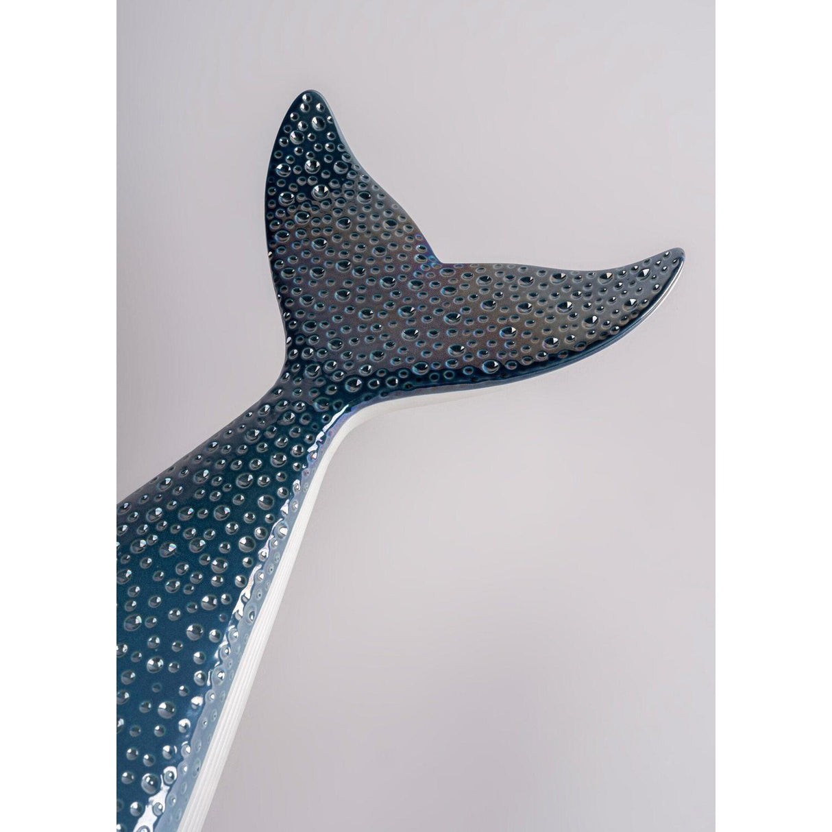 LLADRO' Figurina Scultura Balena 13x48cm Porcellana