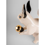 LLADRO' Scultura Scoiattolo Gioiello 22x23cm Porcellana
