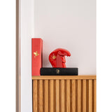 LLADRO' Scultura Il Serpente Rosso Oro 13x15cm Porcellana