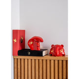 LLADRO' Scultura Il Serpente Rosso Oro 13x15cm Porcellana