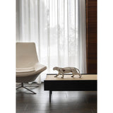 LLADRO' Scultura Pantera 19x50cm Porcellana