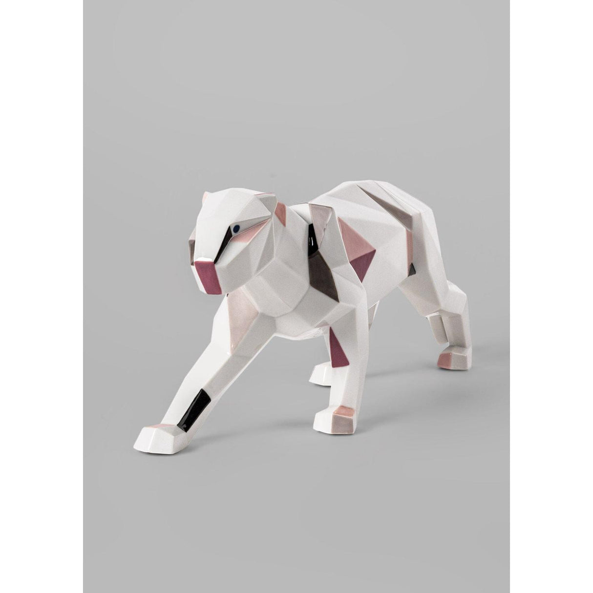 LLADRO' Scultura Pantera 19x50cm Porcellana