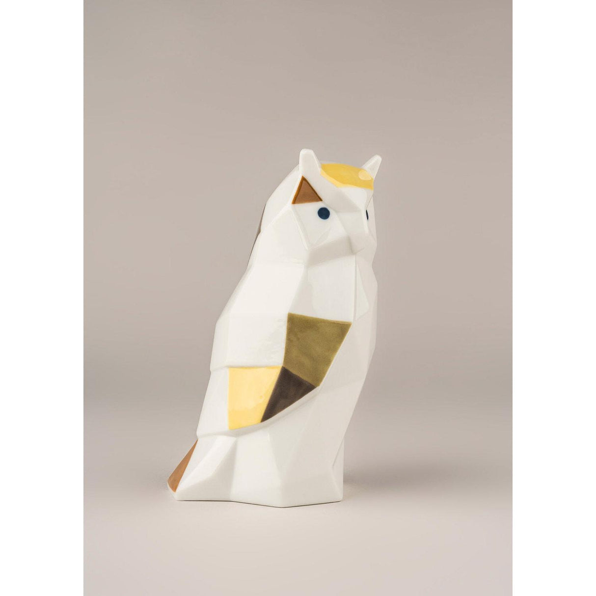 LLADRO' Figurina Gufo 16x8cm Porcellana