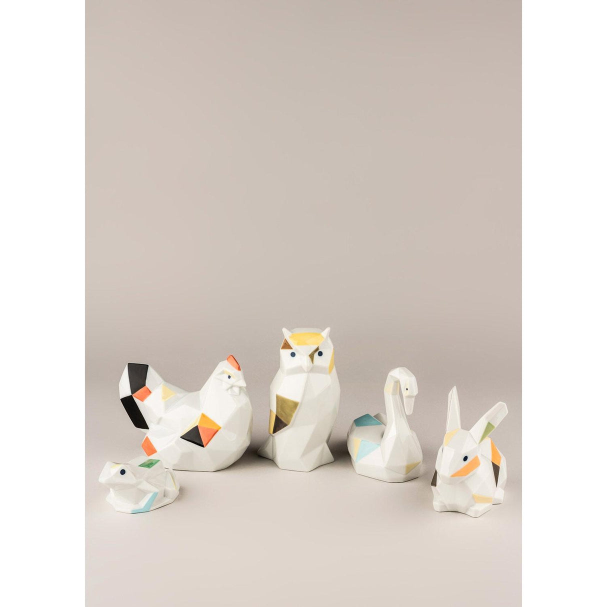 LLADRO' Figurina Gufo 16x8cm Porcellana