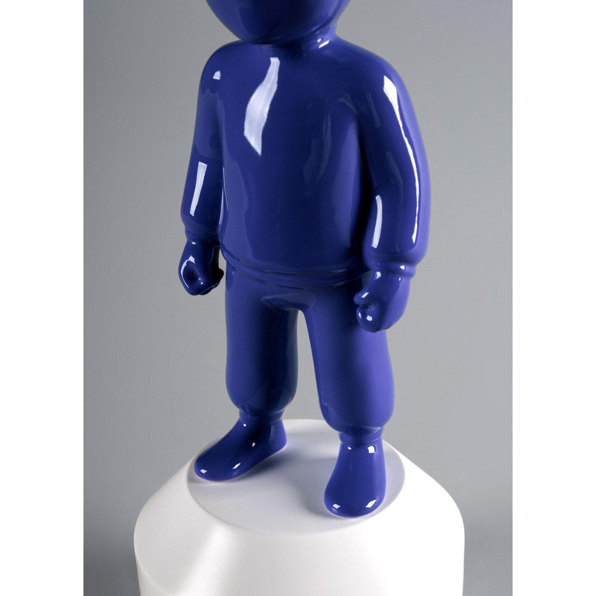 LLADRO' Scultura The Indigo Blue Guest Modello Piccolo 30x11cm Porcellana