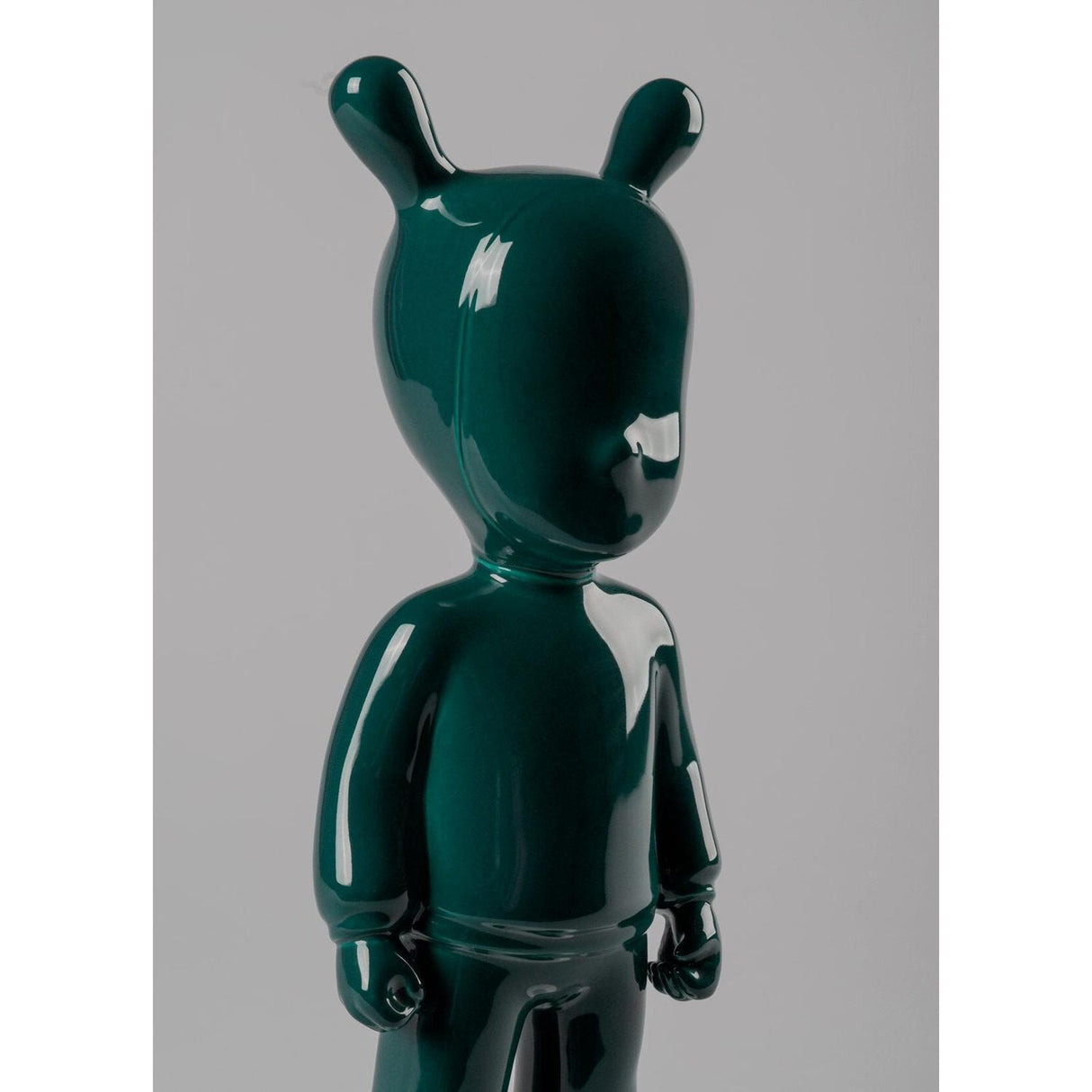 LLADRO' Scultura The Dark Green Guest Modello Piccolo 30x11cm Porcellana