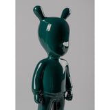 LLADRO' Scultura The Dark Green Guest Modello Piccolo 30x11cm Porcellana