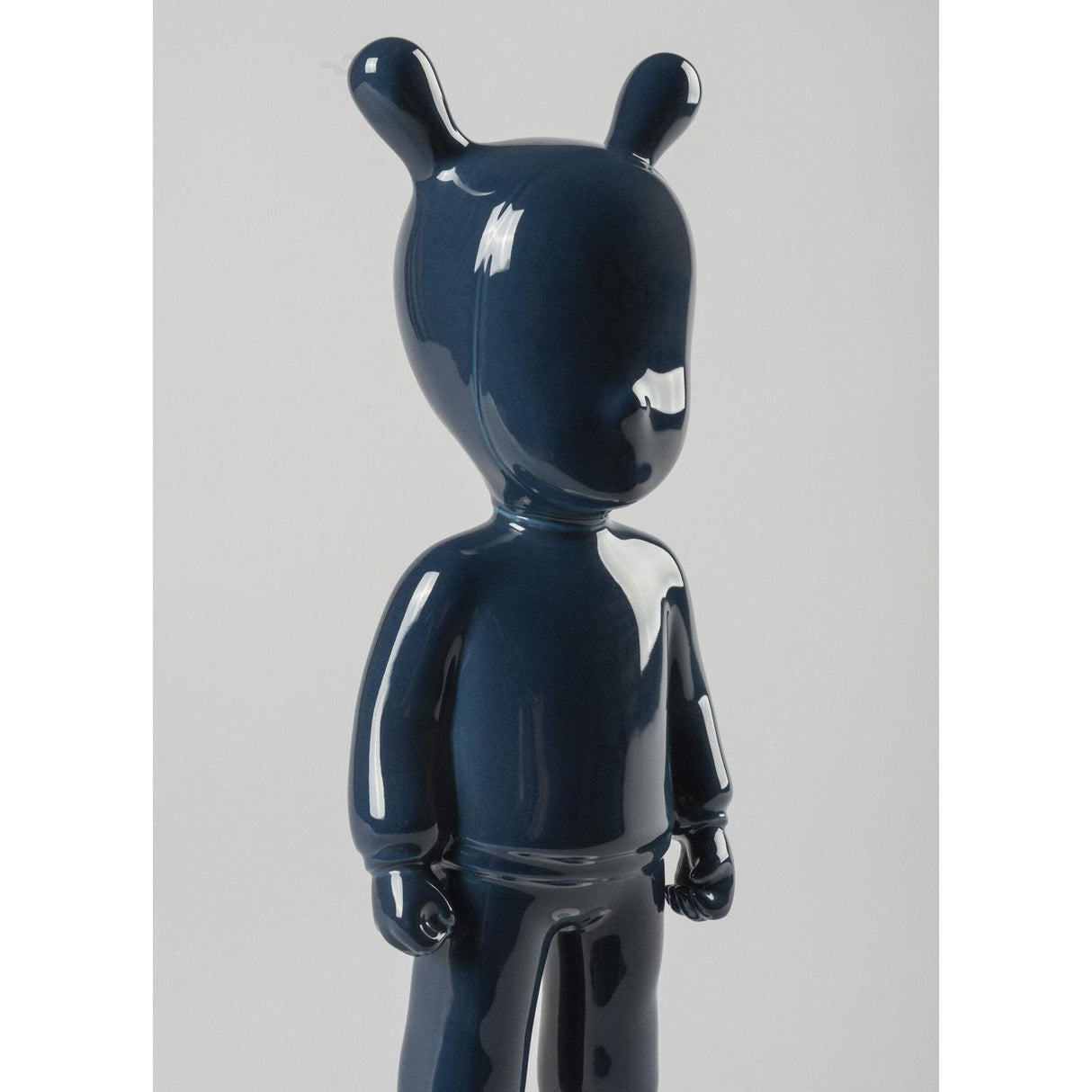LLADRO' Figurina The Dark Blue Guest Piccolo 30x11cm Porcellana