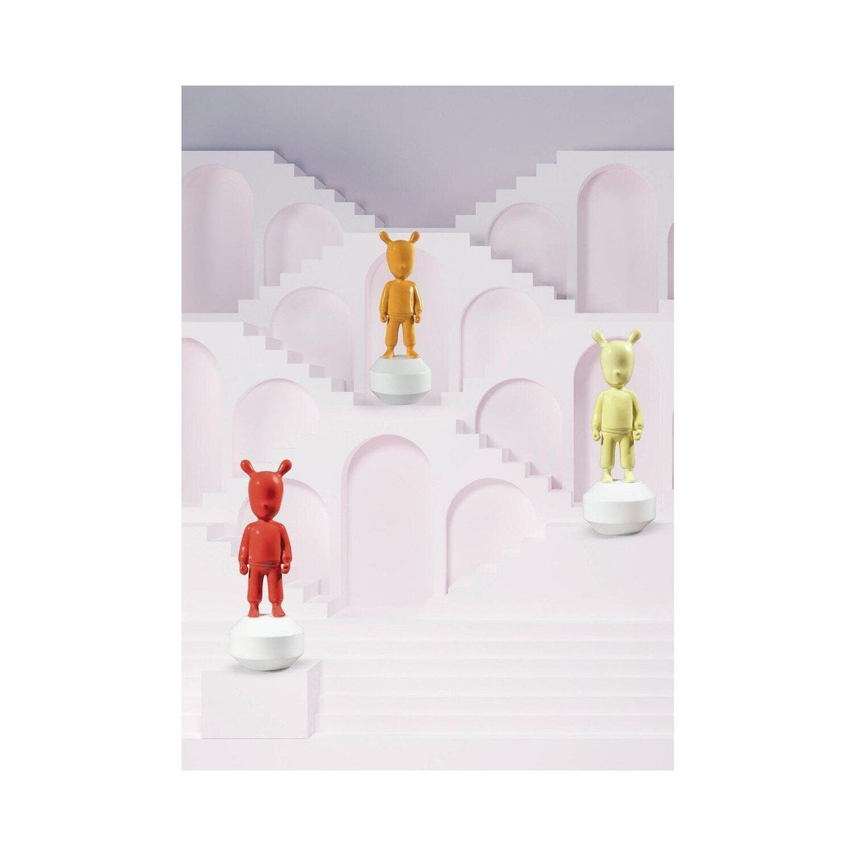 LLADRO' Figurina The Red Guest Modello Piccolo 30x11cm Porcellana