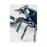LLADRO' Scultura Aragosta Blu 13x45cm Porcellana