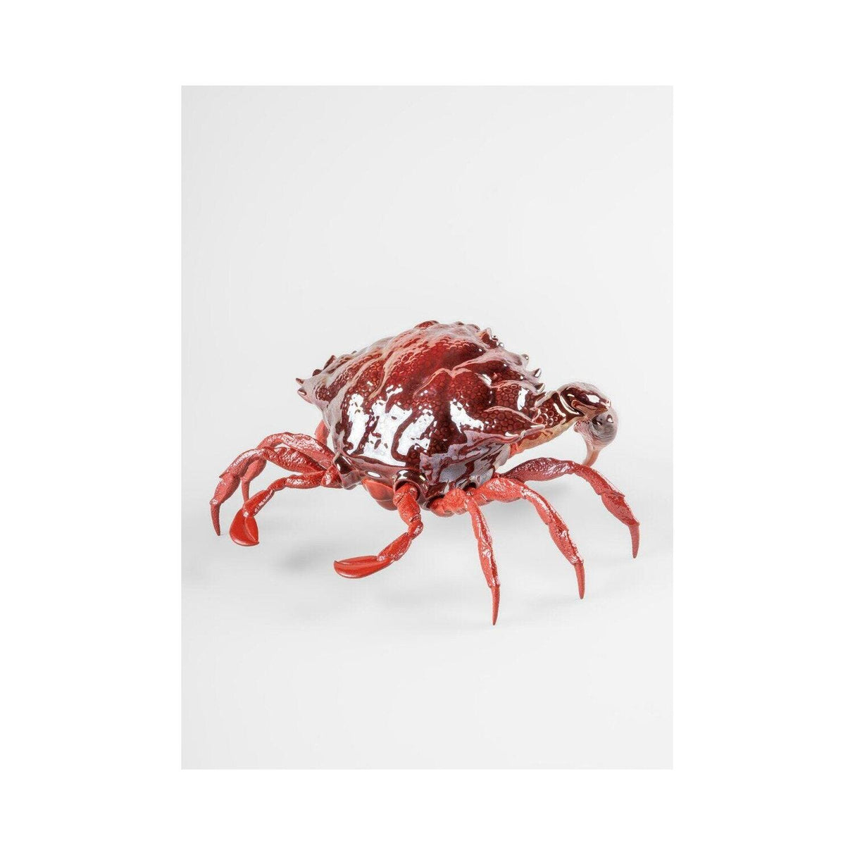 LLADRO' Scultura Granchio Rosso 14x28cm Porcellana