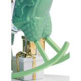 LLADRO' Scultura The Rocking Chicken Ride By Jaime Hayon 24x21cm Porcellana