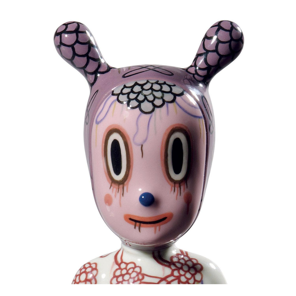 LLADRO' Scultura The Guest By Gary Baseman Modello Piccolo Serie Numerate 30x11cm Porcellana