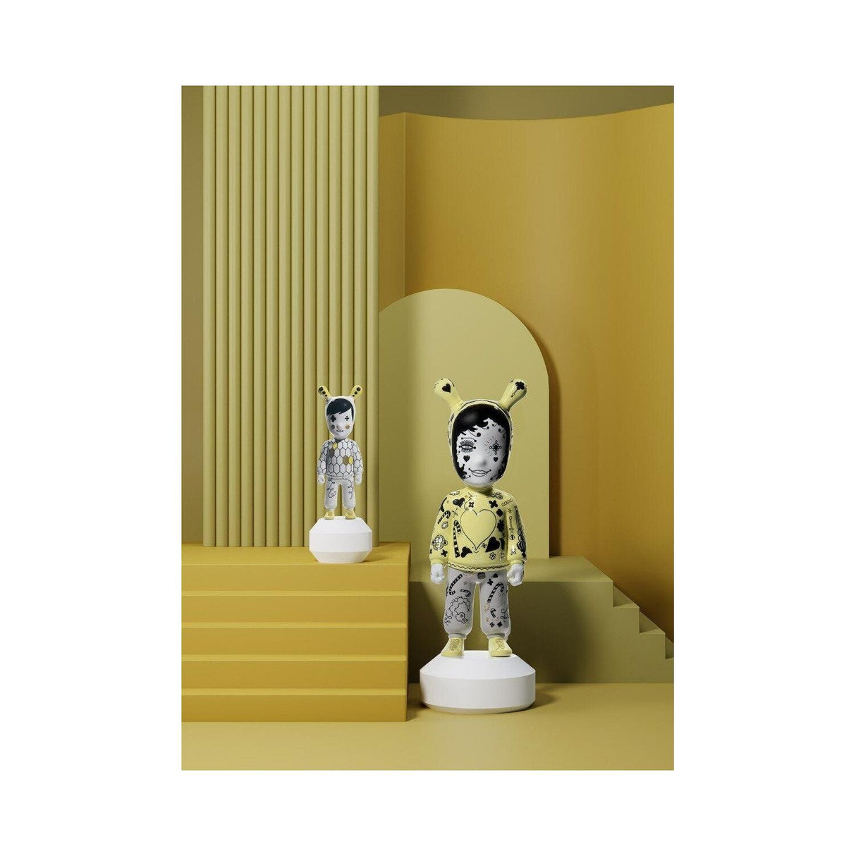 LLADRO' The Guest By Jaime Hayon Big 52x19cm Porcellana