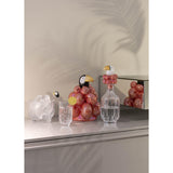 LLADRO' Bottiglia di Cristallo Toucan Dorato Lucido 34x12cm Porcellana