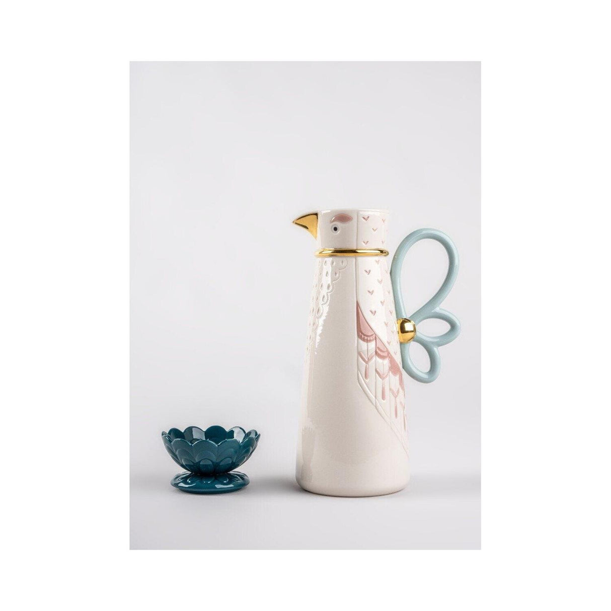 LLADRO' Caffettiera Porta Caffé Kawki 29x15cm Porcellana