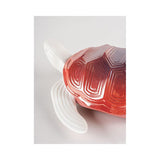 LLADRO' Scultura Piccola Tartaruga 9x27cm Porcellana