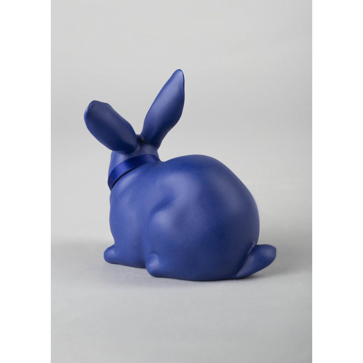 LLADRO' Figurina Coniglio Azzurro Oro 11x12cm Porcellana