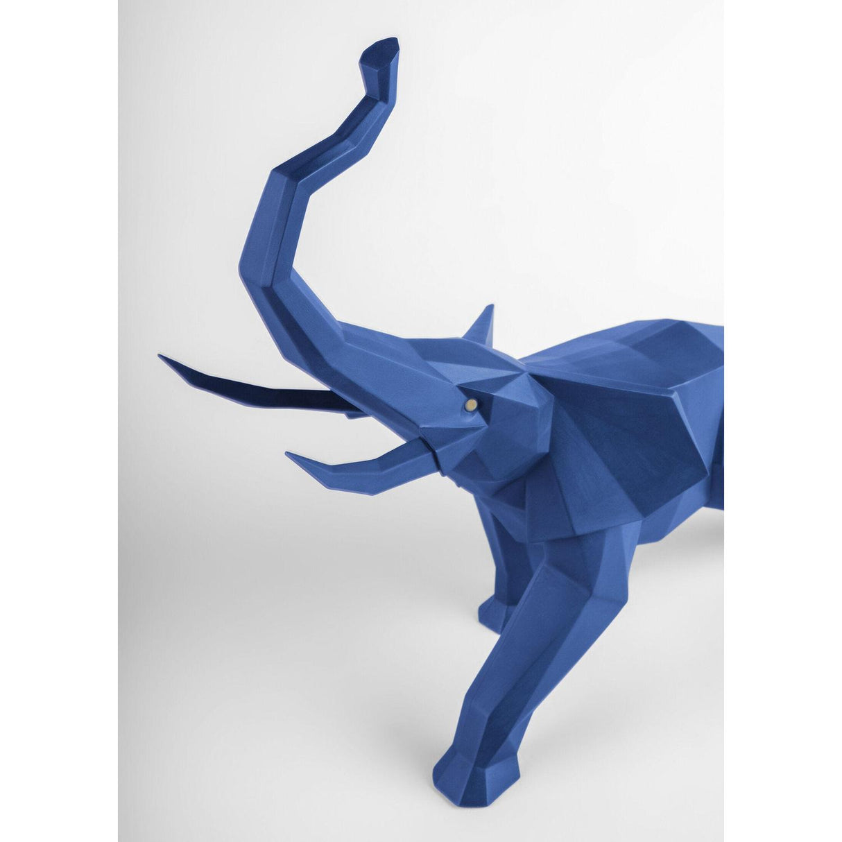 LLADRO' Scultura Elefante Azzurro 43x52cm Porcellana