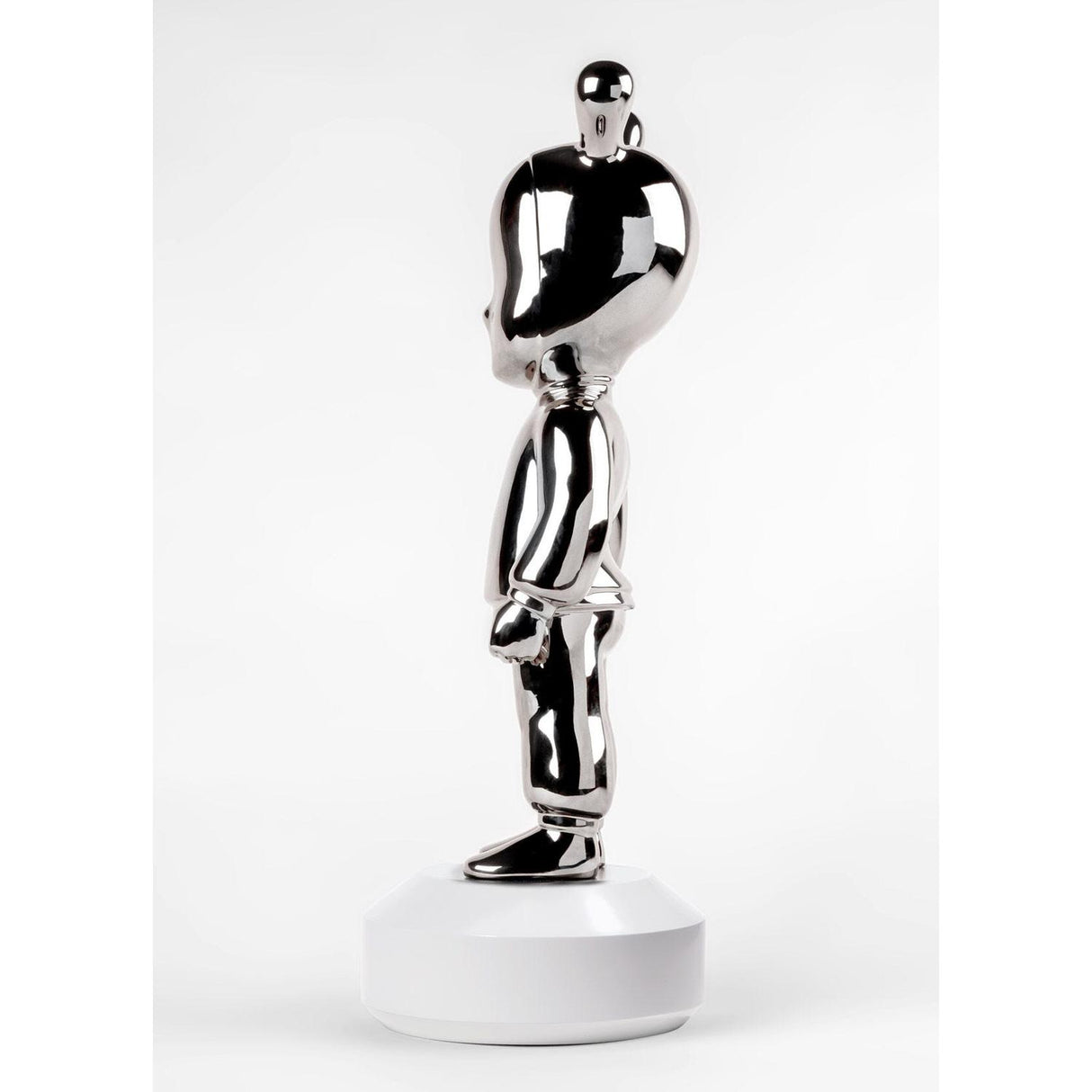 LLADRO' Scultura The Silver Guest Big 52x19cm Porcellana
